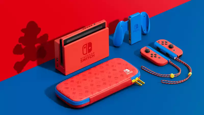 Where to Buy Nintendo Switch Mario Red & Blue Edition