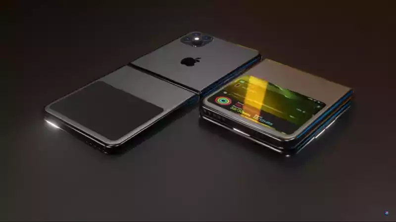 Stunning Foldable iPhone Design Reveals the Galaxy Z flip Killer we want