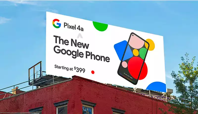 Google Pixel4a's価格399 price and final design Revealed