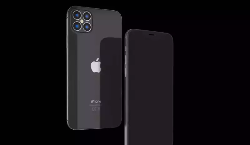 New iPhone12 design shows off the biggest screen and four cameras ever