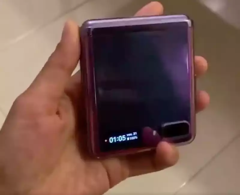 See the action of Galaxy Z Flip in a new leaked video