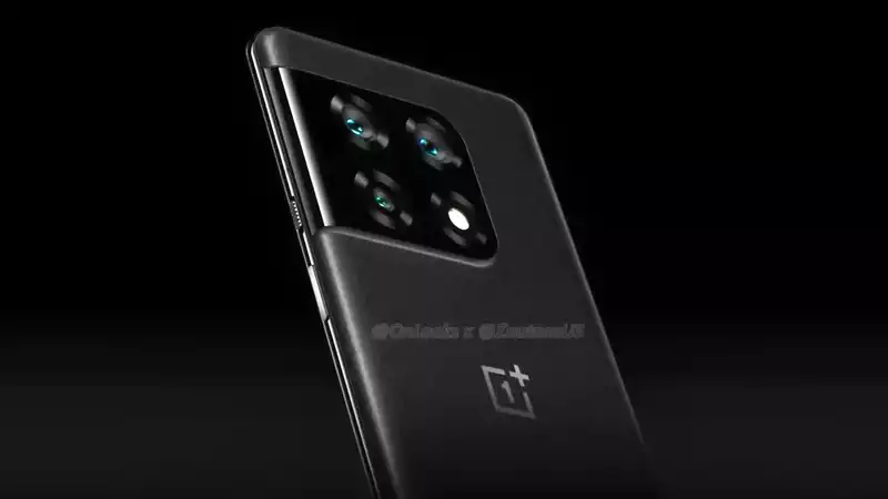 The first look of OnePlus10Pro - this may be a strange new design