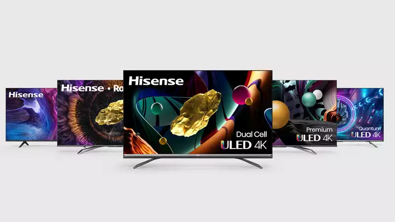 Hisense2021tv lineup: LED, Dual cell, 8K Roku TV, etc.