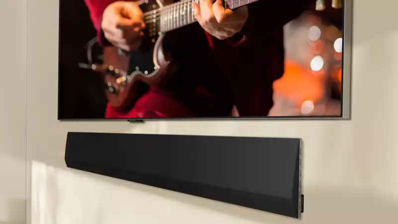 AI for your ears - LG's new soundbar can automatically adjust Dolby Atmos based on your room acoustics.