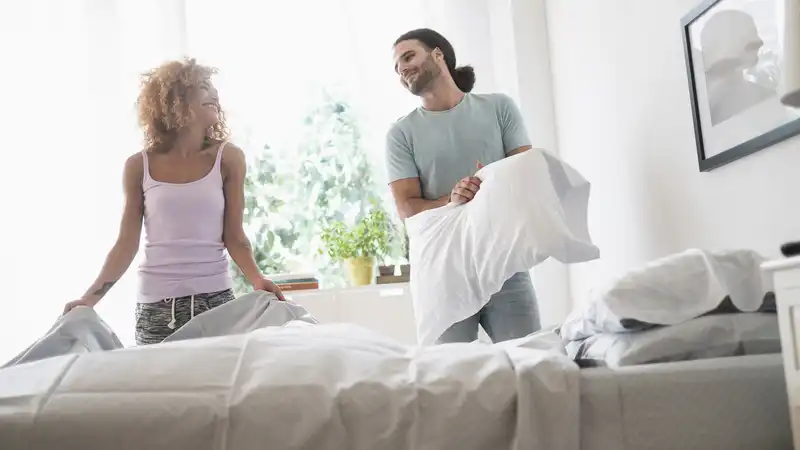 This is what happens to mattresses when sheets are not changed frequently.