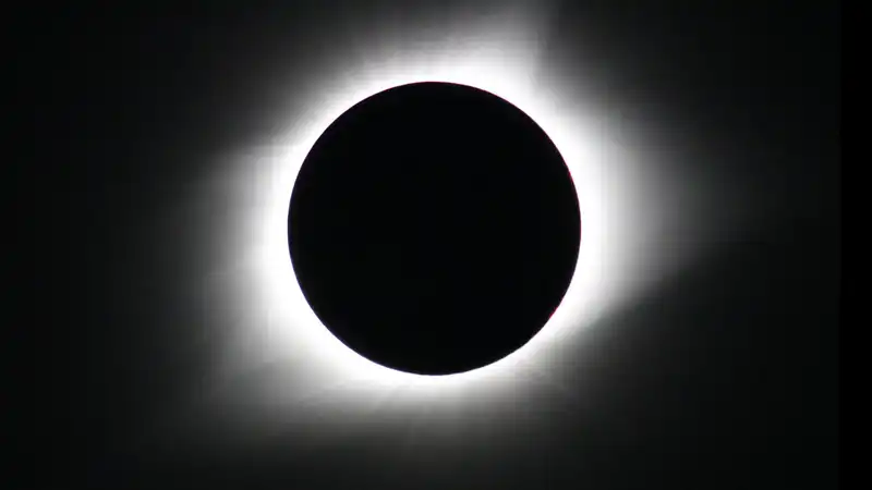 NASA has stated that cameras should not be pointed directly at today's eclipse.