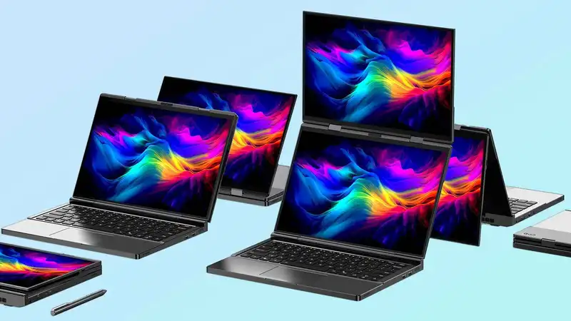 Mini PC maker GPD introduces GPD Duo, a dual-screen folding laptop