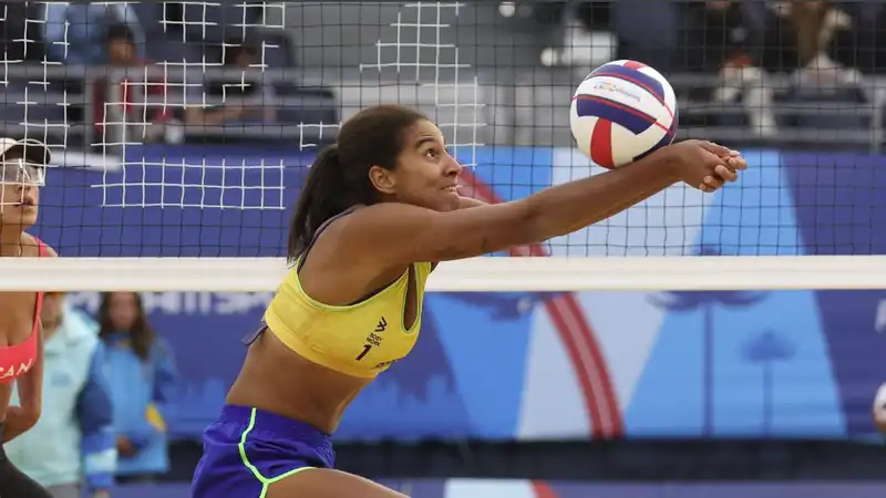 How to watch the 2024 Olympic beach volleyball live stream online for free.