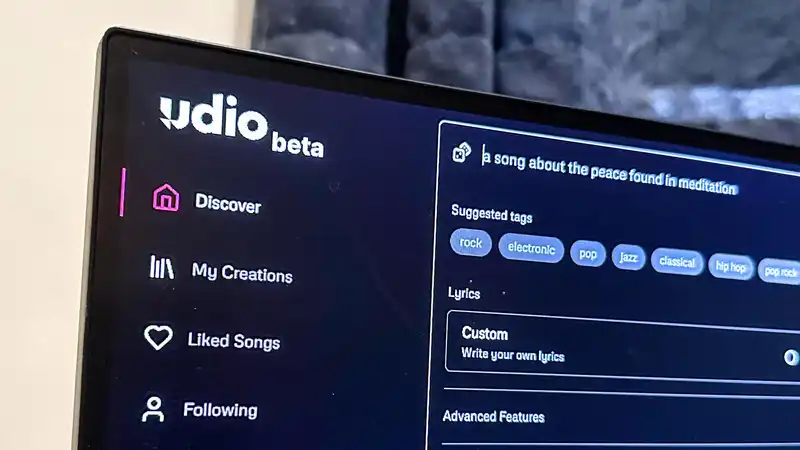 AI music generator “Udio” gets a major upgrade - here's what's new