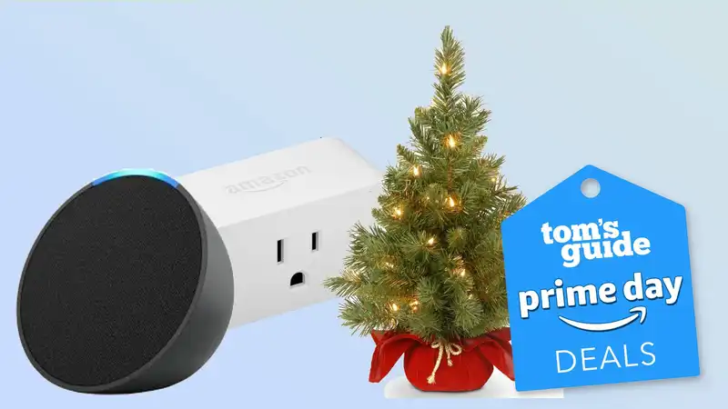 Amazon's $20 Echo Pop, smart plug, and Christmas tree bundle may be the best smart home deal on Prime Day