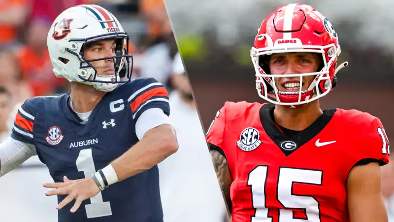 Auburn vs Georgia Live Stream: How to Watch College Football Week 6 Games Online from Anywhere